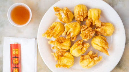 Fried Crab Meat Rangoon (12) Zhī Shì Yún Tūn