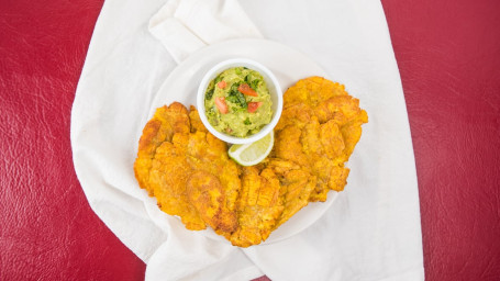 Green Plantains With Guacamole