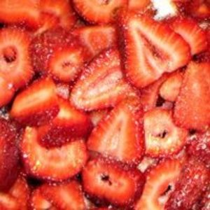 Gefrorene Erdbeeren