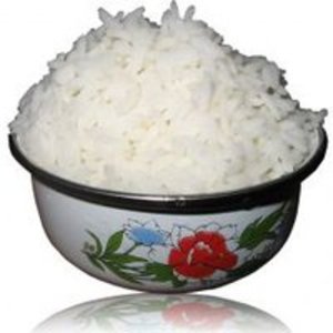 Gekochter weiÃŸer Reis