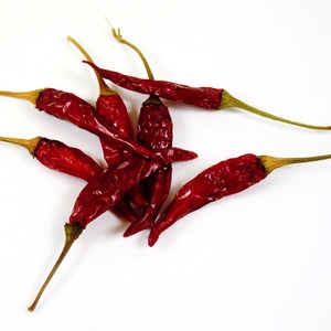 Getrocknete heiße rote Chilis